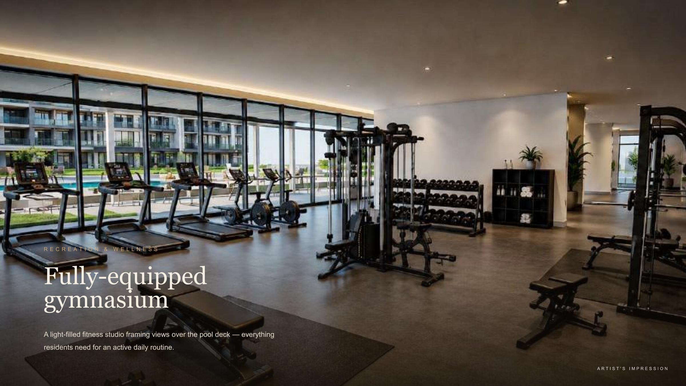 Atlas Residences gym